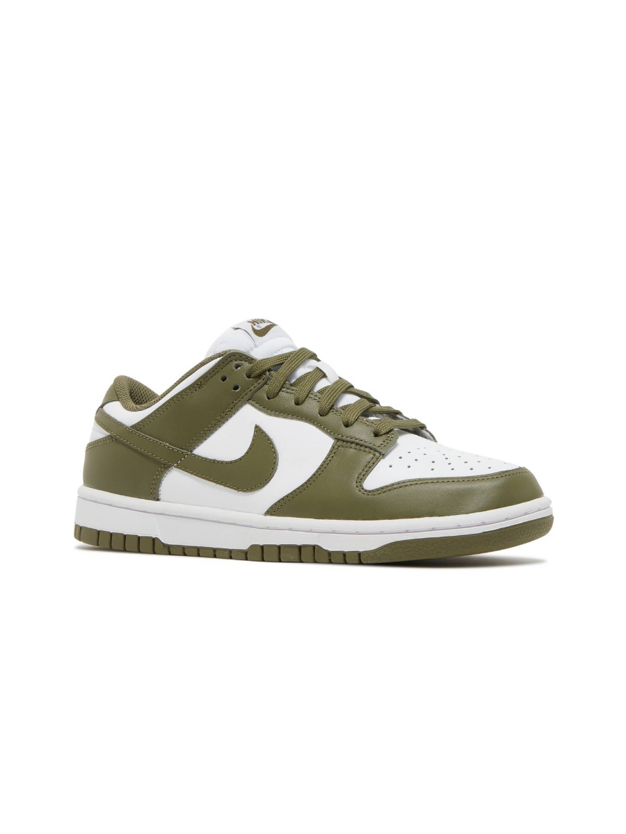 Картинка Кроссовки кожаные демисезонные Nike Dunk Low Medium Olive