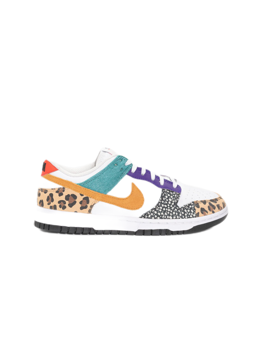 Картинка Кроссовки для подростков летние Nike Dunk Low SE Safari Mix