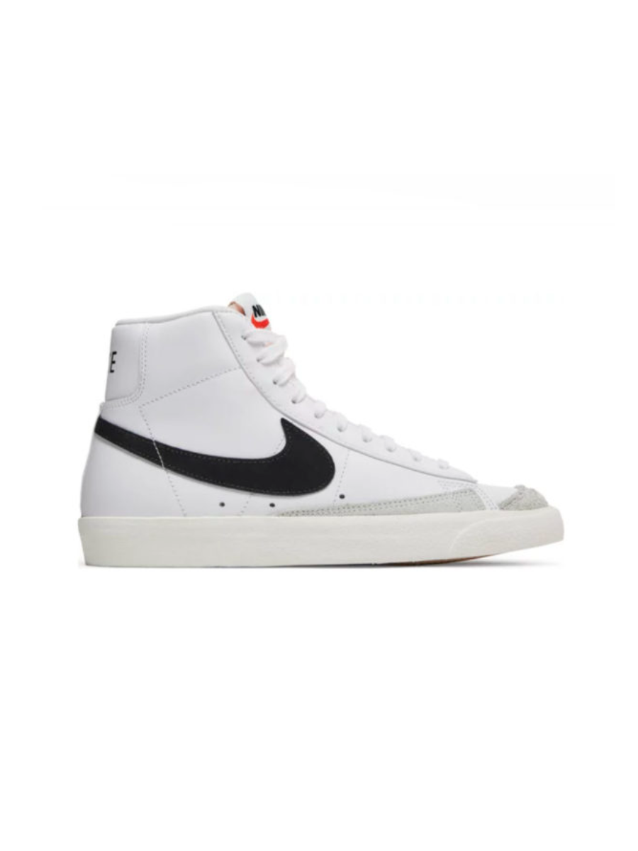 Картинка Кроссовки высокие Nike Blazer Mid 77 Vintage White Black