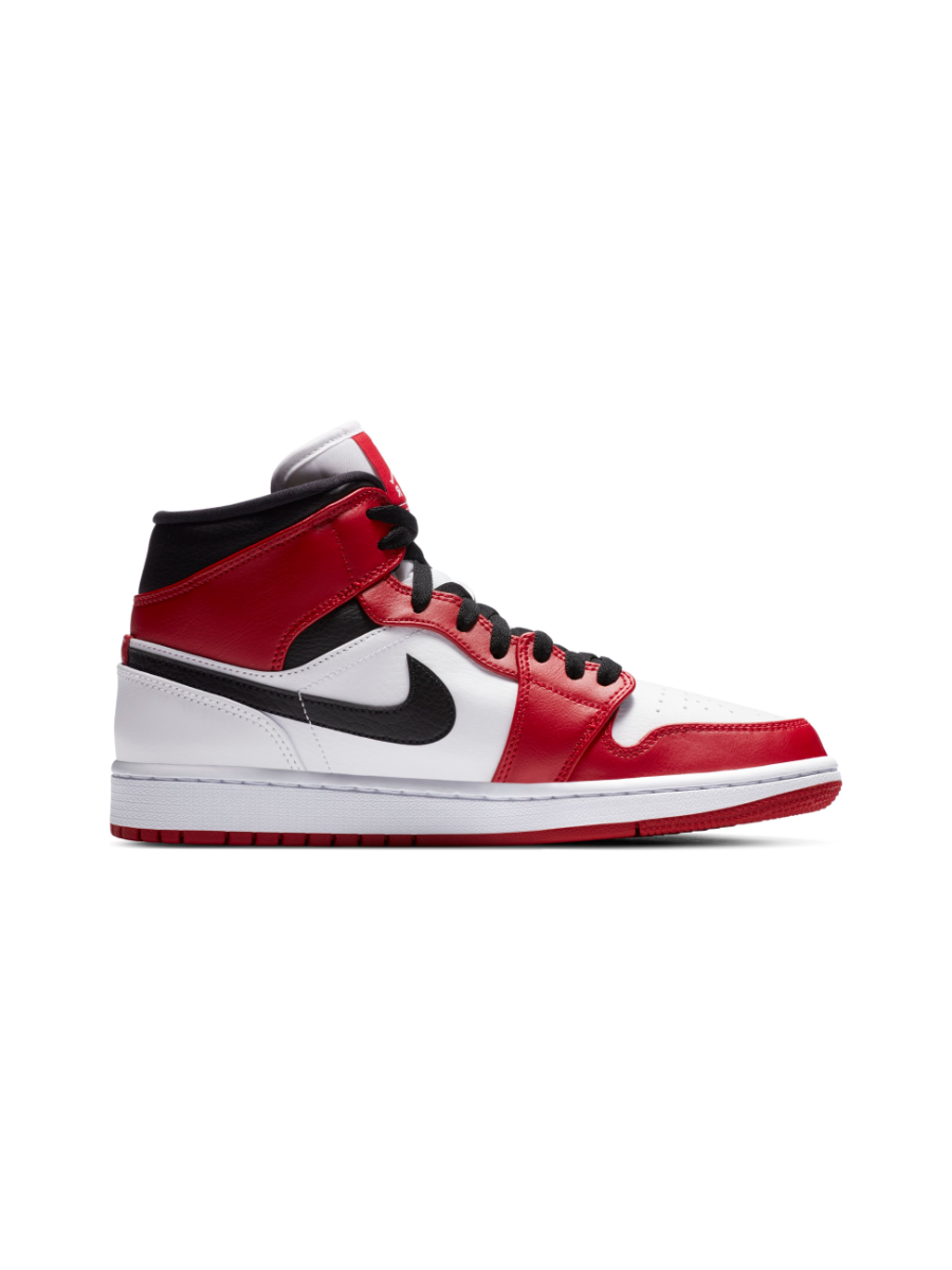 Картинка Кроссовки демисезонные Nike Air Jordan 1 Mid Chicago 2020