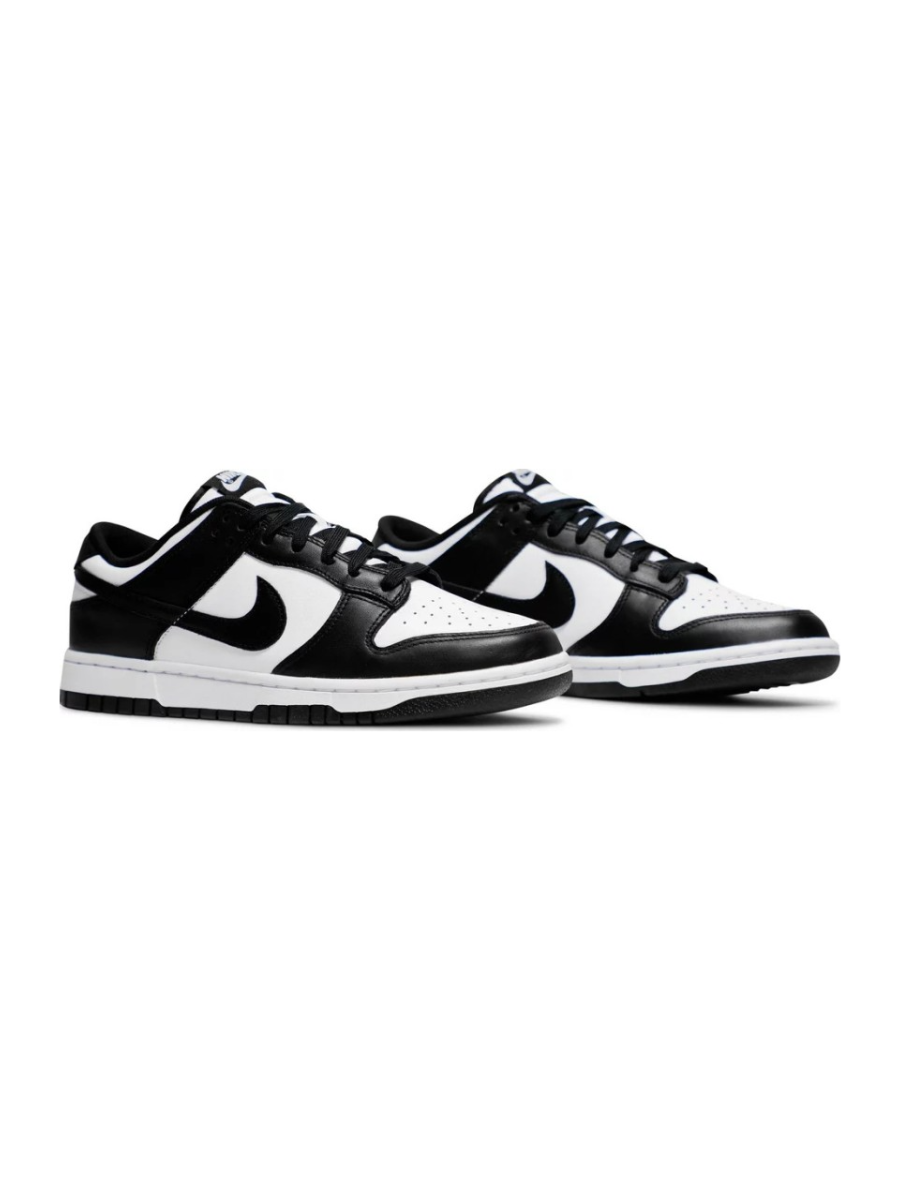 Картинка Кроссовки волейбольные Nike Dunk Low Retro White Black Panda