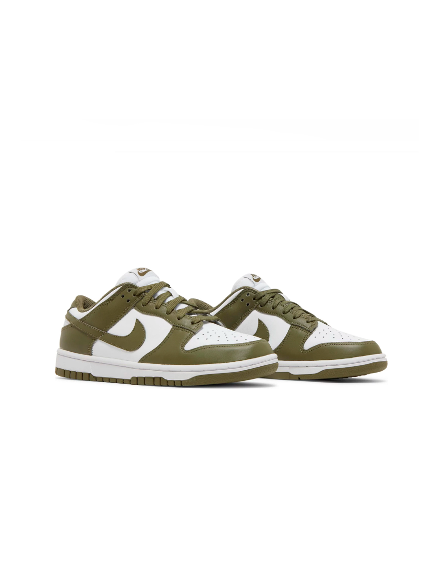 Картинка Кроссовки кожаные демисезонные Nike Dunk Low Medium Olive