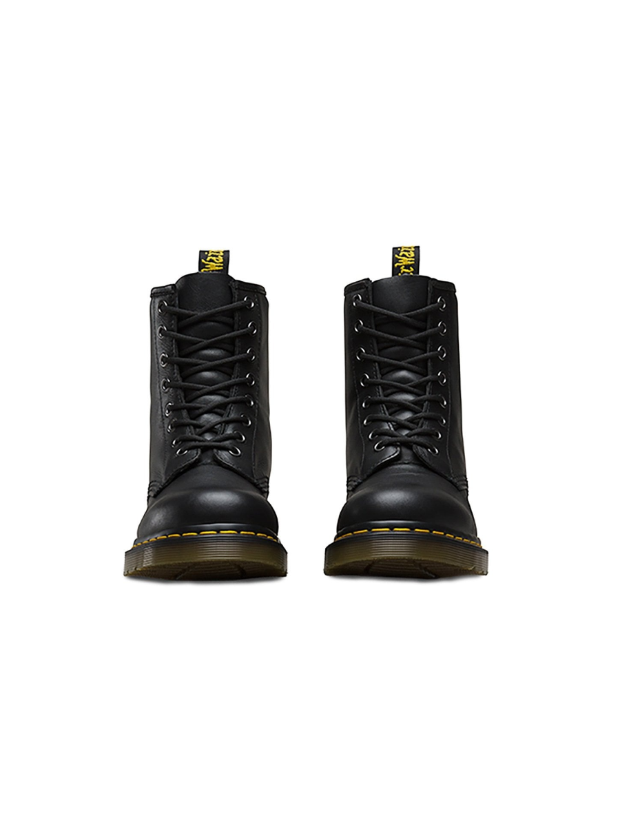 Картинка Ботинки зимние кожаные с мехом Dr Martens BLACK