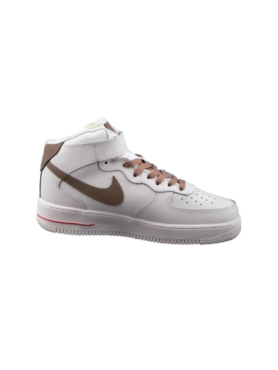 Картинка Кроссовки Nike Air Force 1 Бело-Серые