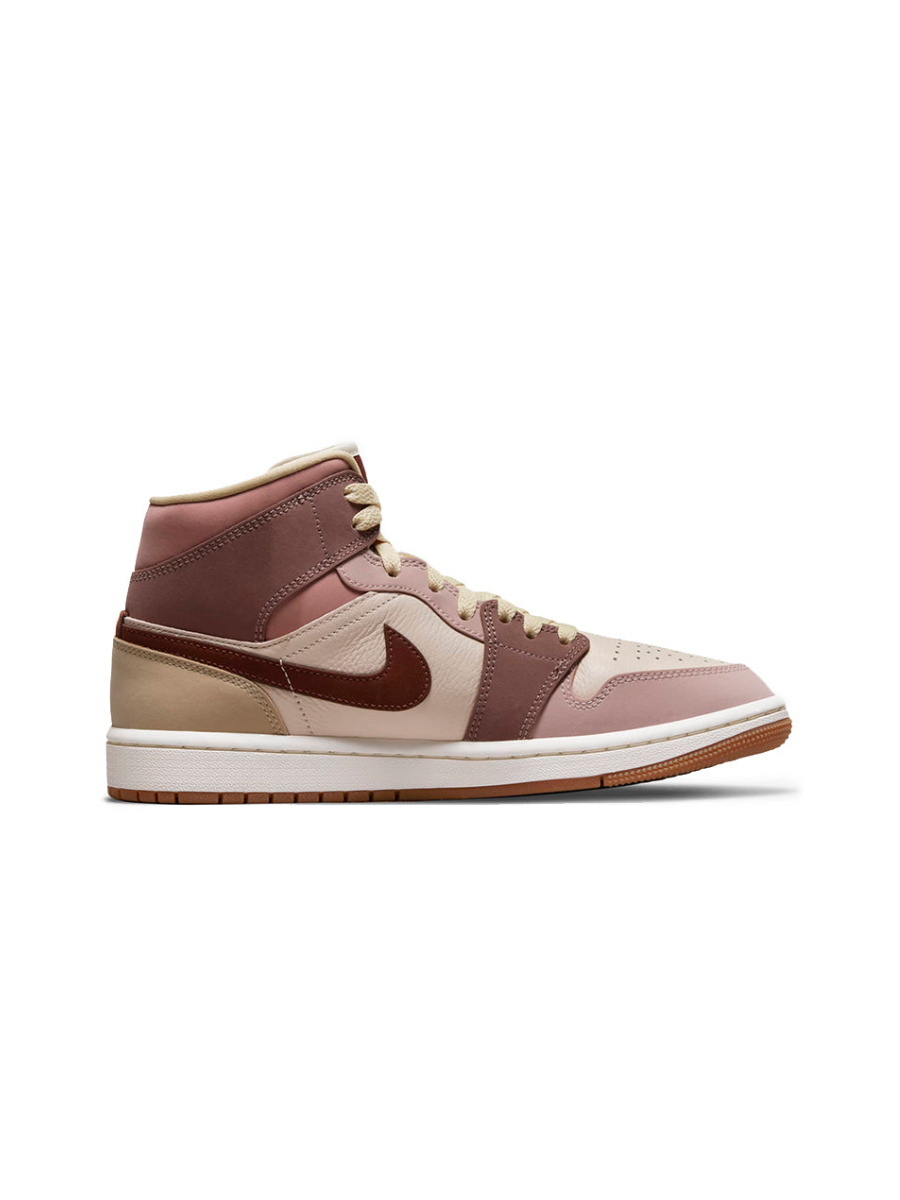 Картинка Кроссовки Nike Air Jordan 1 Mid SE Dark Pony Smoky Mauve