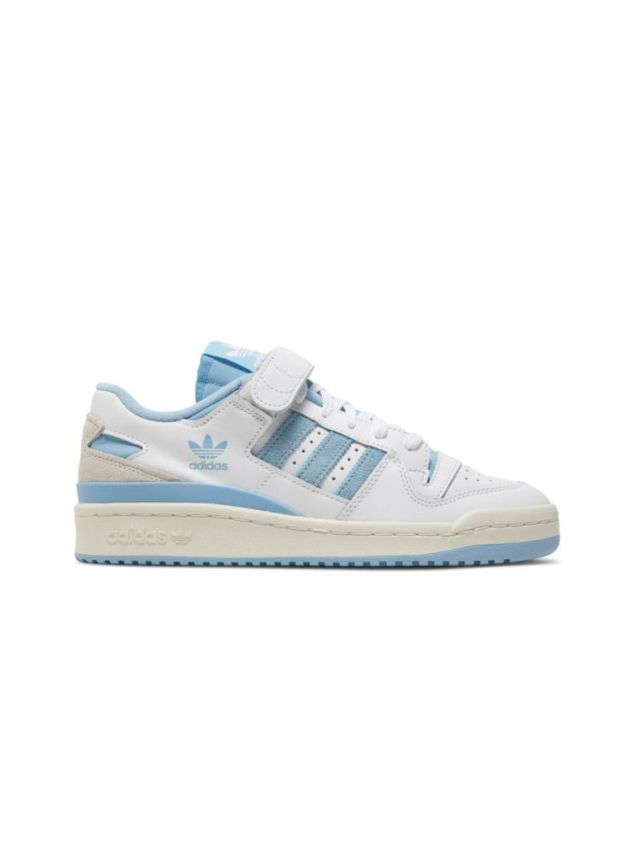 Картинка Кроссовки кожаные для подростков Adidas Forum 84 Low White Clear Blue