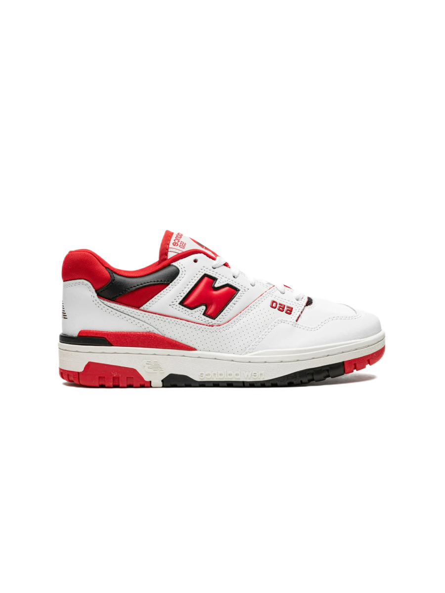 Картинка Кроссовки унисекс разноцветные New Balance 550 White Red