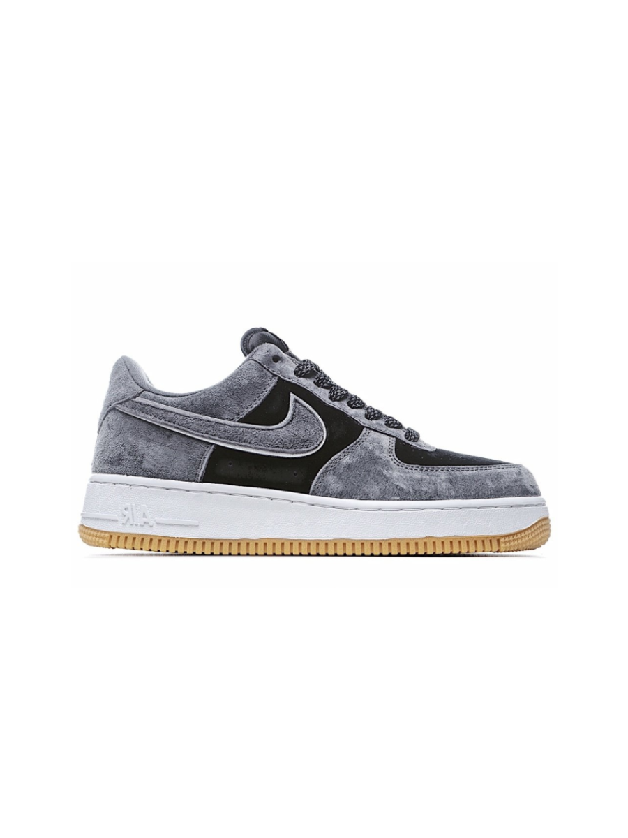 Картинка Кроссовки баскетбольные Nike Air Force 1 '07 Low Suede Black Grey