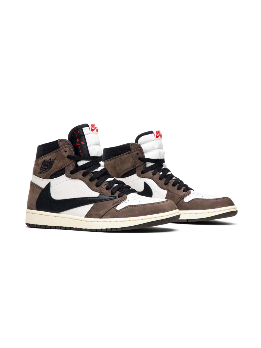 Картинка Кроссовки Nike Air Jordan 1 Retro High OG SP Travis Scott Mocha