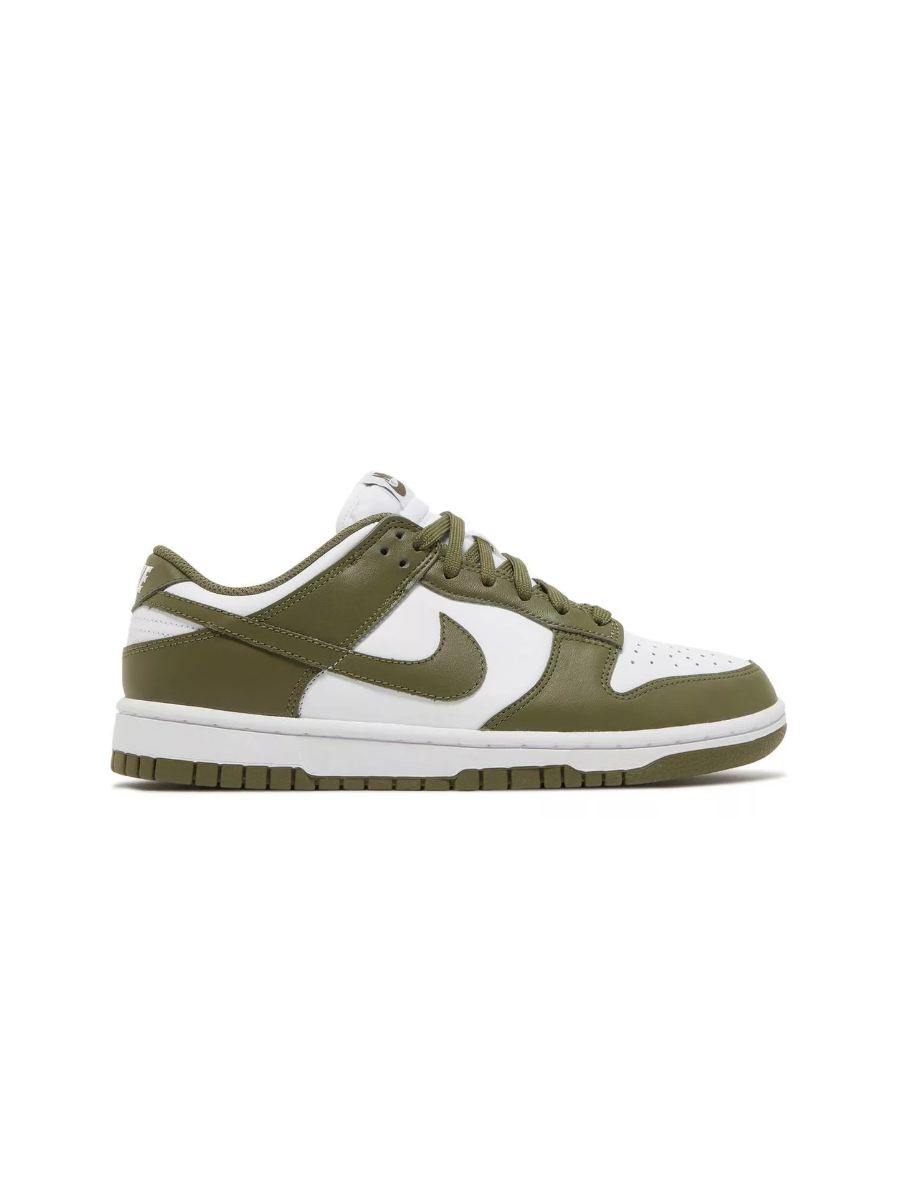 Картинка Кроссовки кожаные демисезонные Nike Dunk Low Medium Olive