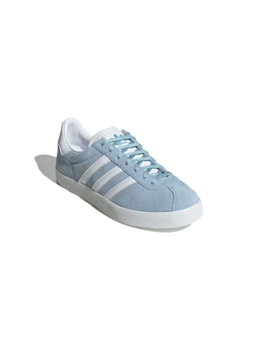 Картинка Кроссовки летние замшевые Adidas Gazelle Blue White