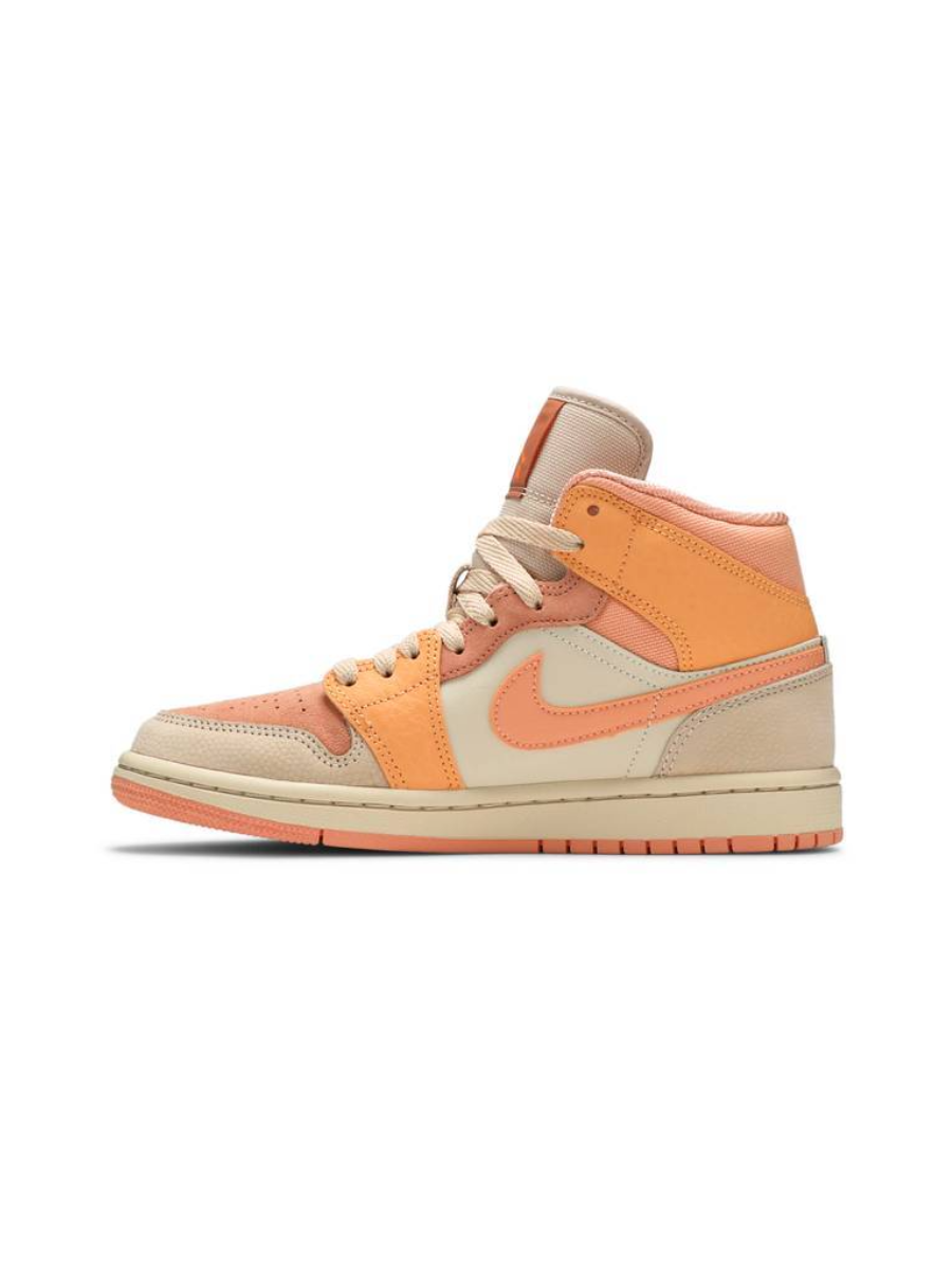 Картинка Кроссовки демисезонные Nike Air Jordan 1 Mid Apricot Orange