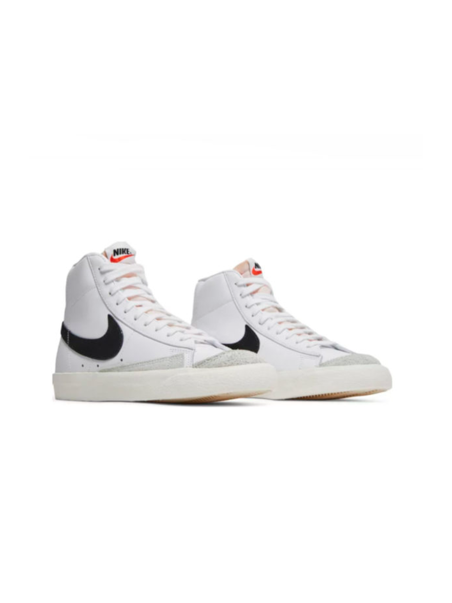 Картинка Кроссовки высокие Nike Blazer Mid 77 Vintage White Black