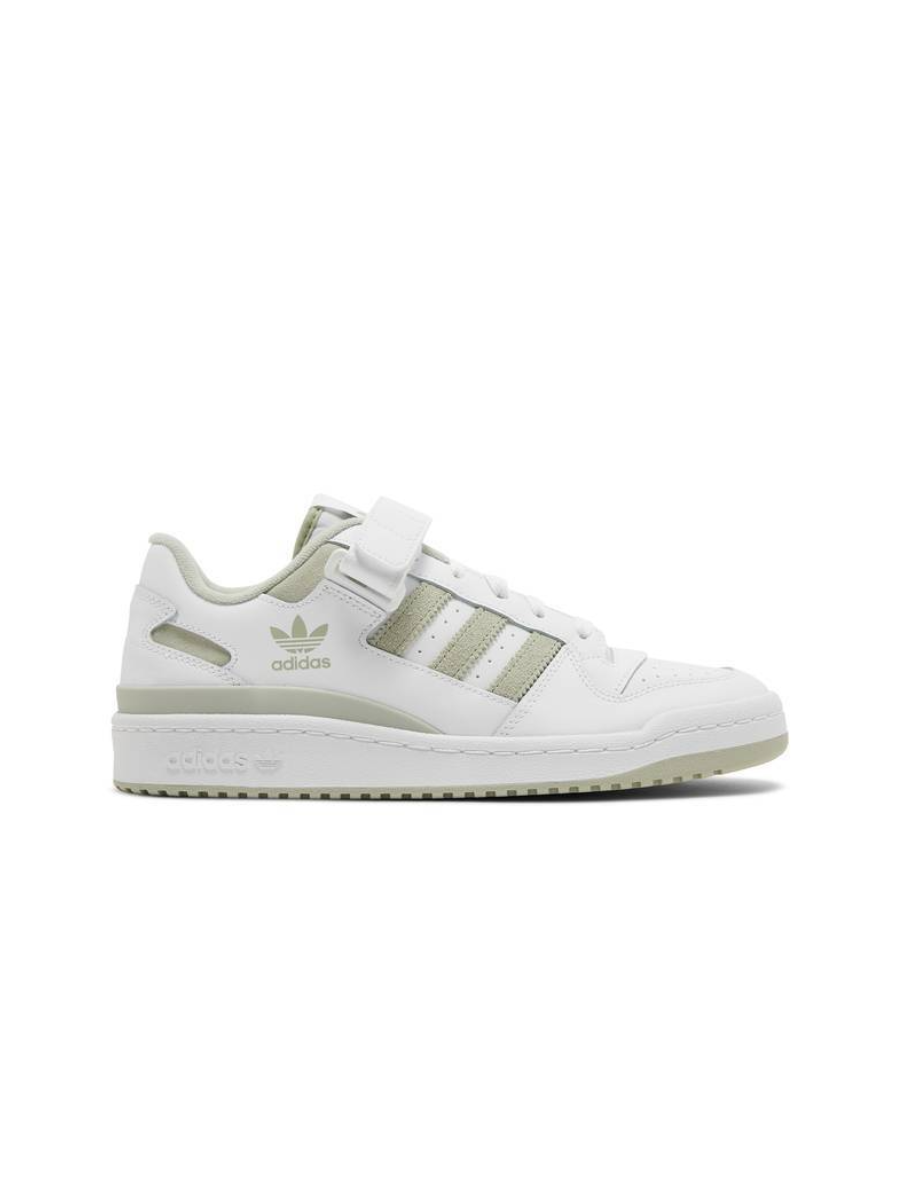 Картинка Кроссовки мужские баскетбольные Adidas Forum Low White Halo Green