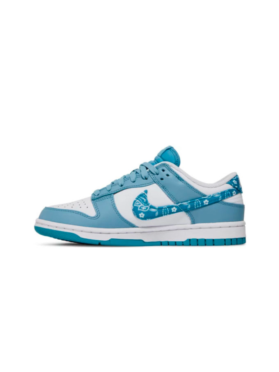 Картинка Кроссовки детские для подростков Nike Dunk Low Paisley Blue