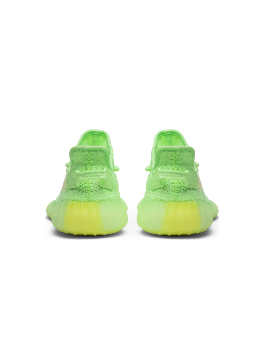 Картинка Кроссовки для бега зала с сеткой Adidas Yeezy Boost 350 V2 Glow