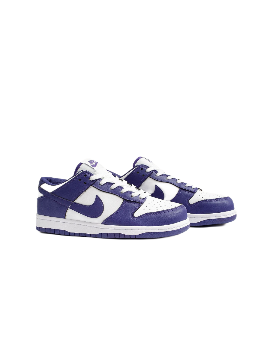 Картинка Кроссовки осенние для ходьбы Nike Dunk Low Court Purple White