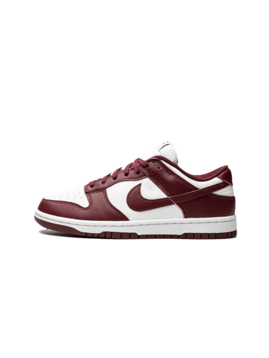 Картинка Кроссовки женские кожаные осенние Nike Dunk Low Bordeaux