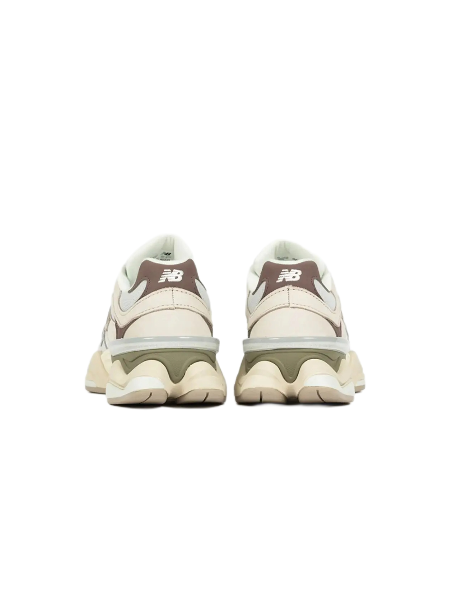 Картинка Кроссовки беговые New Balance 9060 Grey Maroon Olive