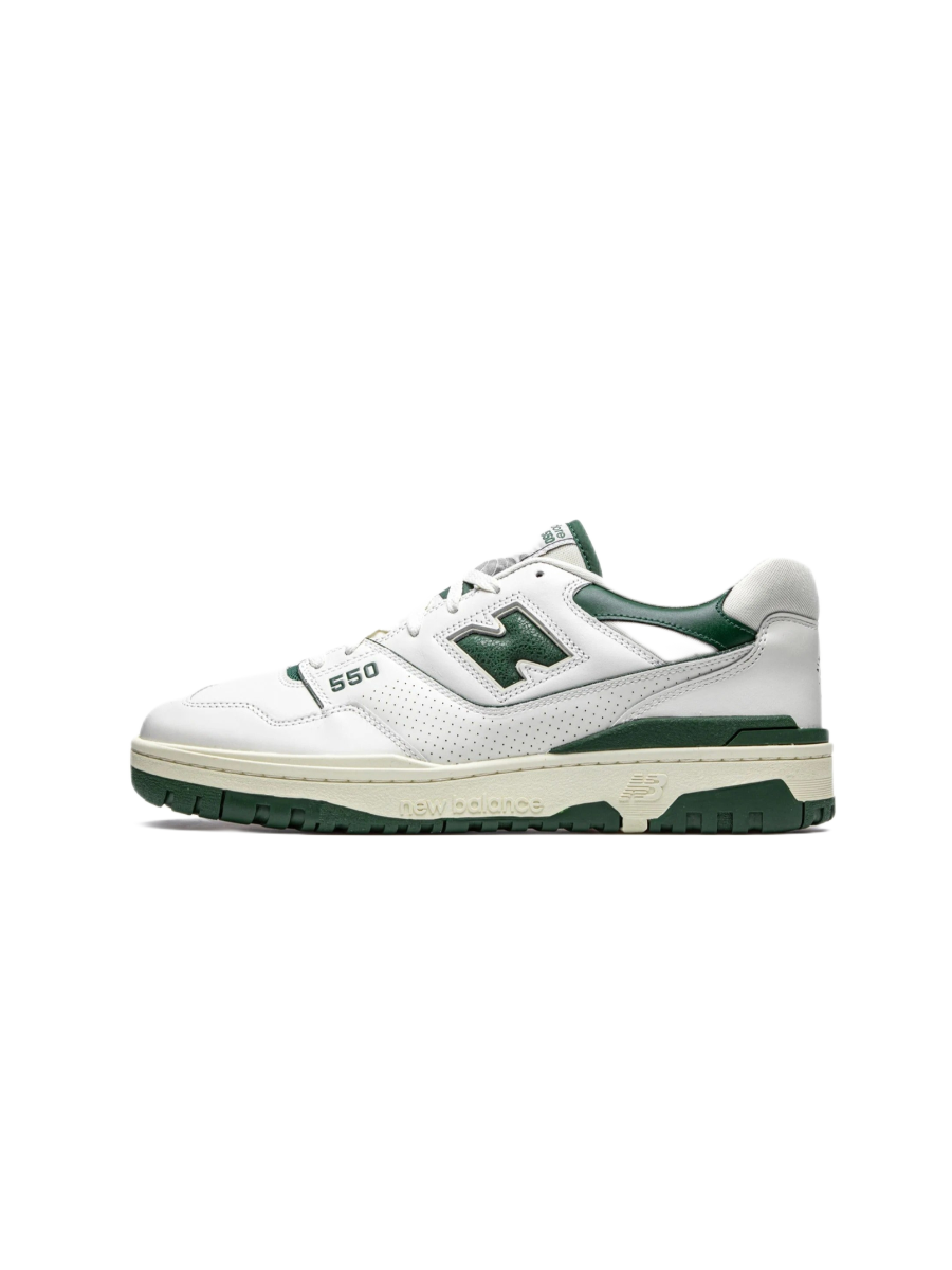 Картинка Кроссовки теннисные Aime Leon Dore x New Balance 550 White Green