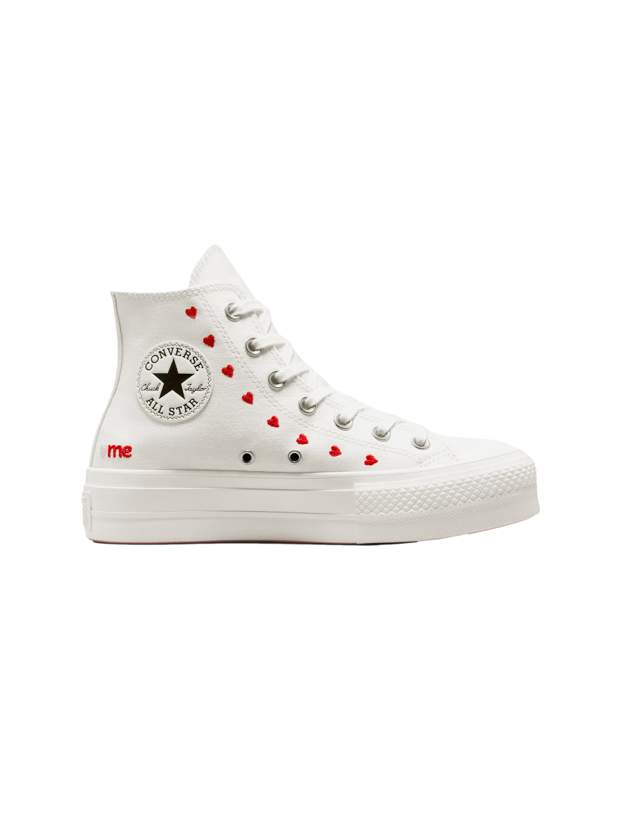 Картинка Кеды Converse Chuck Taylor Crafted With Love Lift High White