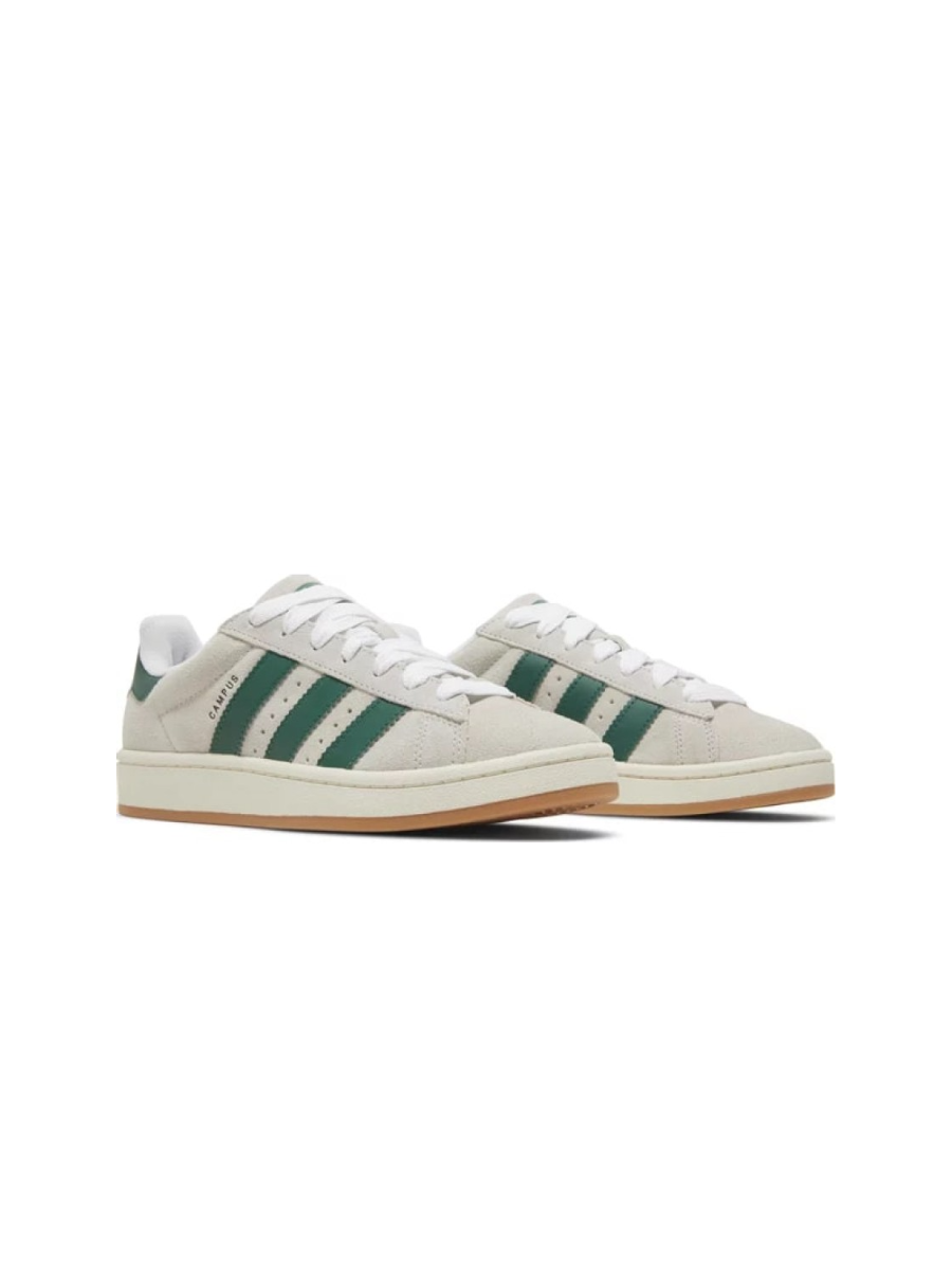 Картинка Кроссовки демисезонные Adidas Campus 00s Crystal White Dark Green