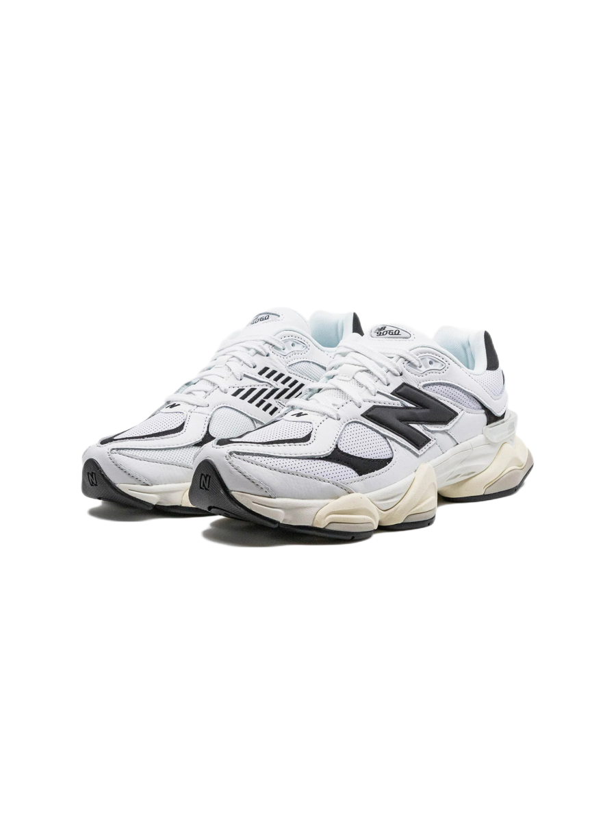 Картинка Кроссовки с сеткой для бега New Balance 9060 White Black