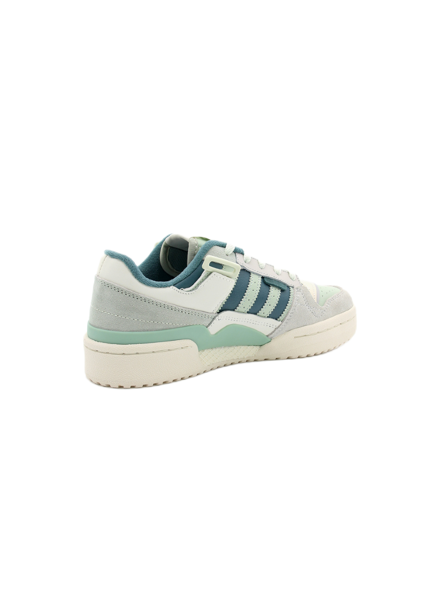 Картинка Кроссовки женские баскетбольные Adidas Forum Low Cloud White Light Green