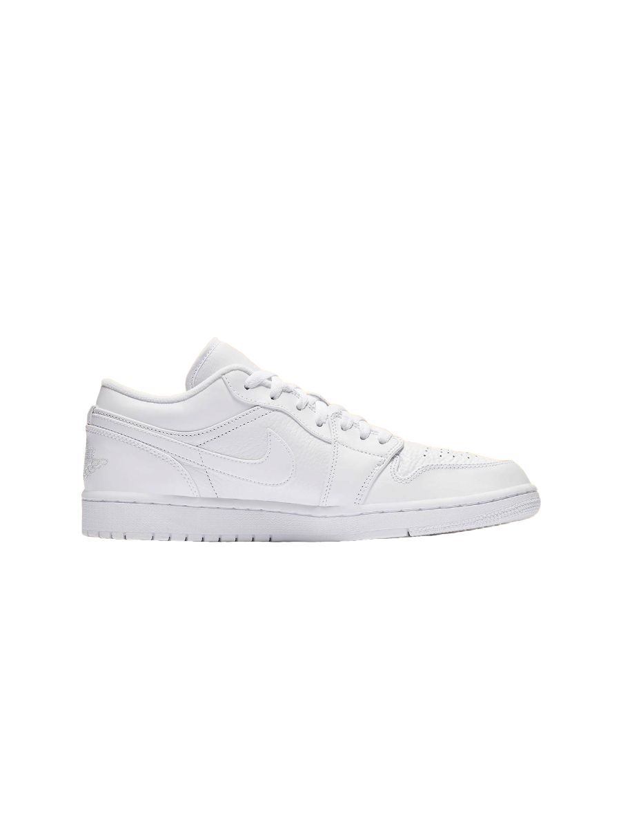 Картинка Кроссовки Nike Air Jordan 1 Retro Low GS Triple White