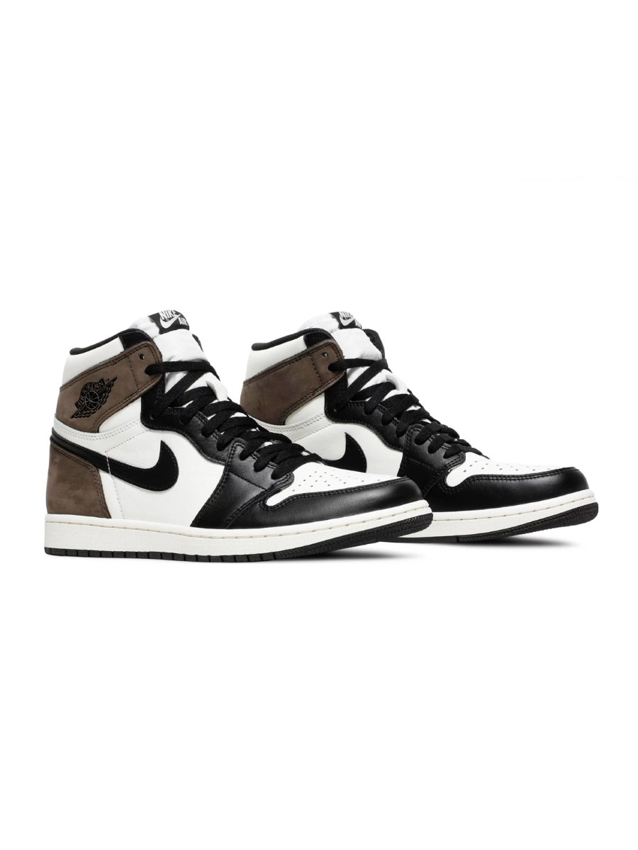 Картинка Кроссовки кожаные Nike Air Jordan 1 Retro High Dark Mocha