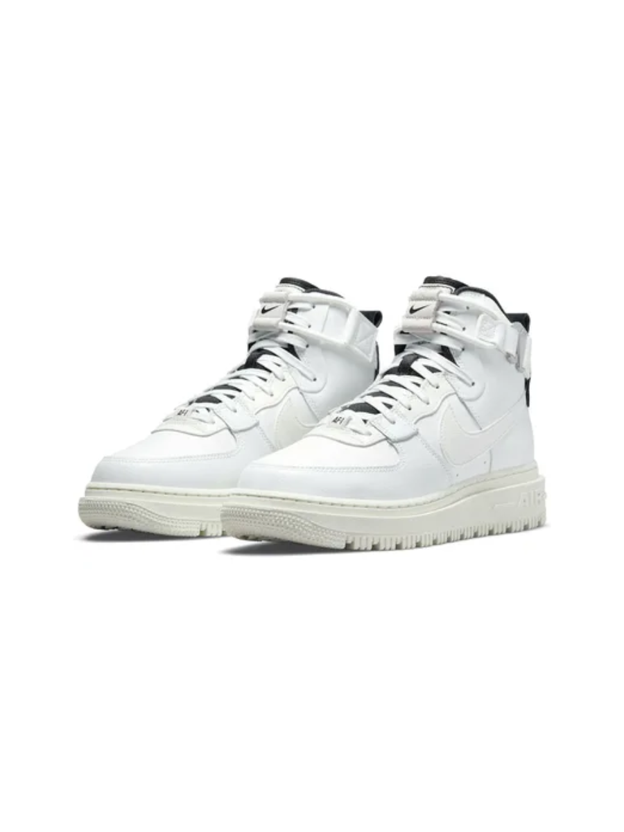 Картинка Кроссовки зимние с мехом Nike Air Force 1 High Utility 2.0 white sail black 