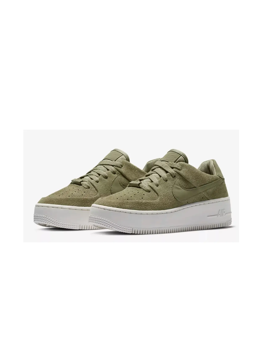 Картинка Кроссовки замшевые осенние Nike Air Force 1 Sage Low Khaki