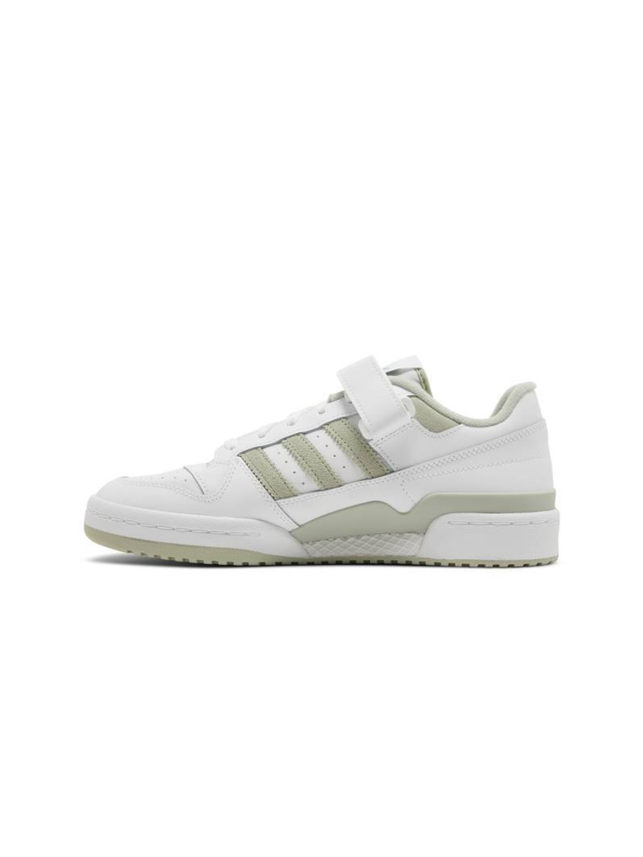 Картинка Кроссовки мужские баскетбольные Adidas Forum Low White Halo Green