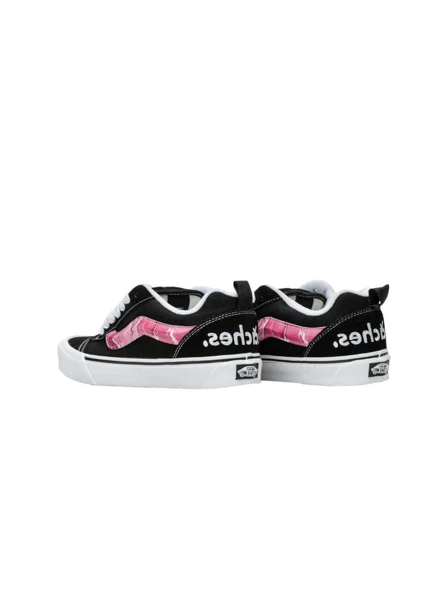 Картинка Кеды летние унисекс Vans x Peaches Knu Skool Black Pink