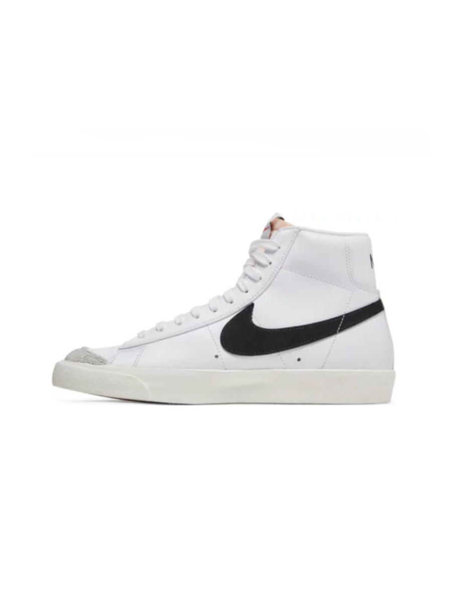 Картинка Кроссовки высокие Nike Blazer Mid 77 Vintage White Black