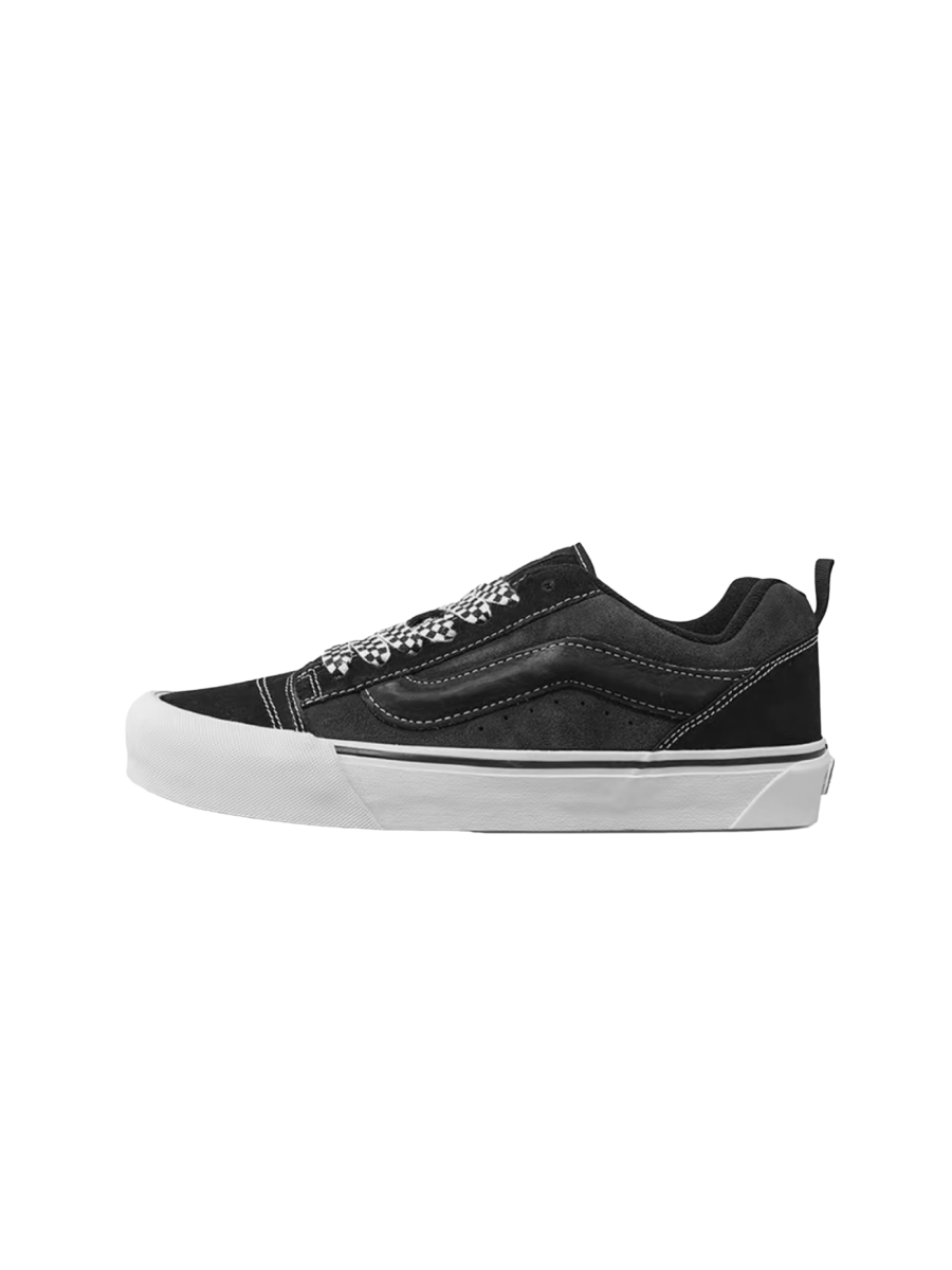 Картинка Кеды летние дышащие низкие Vans Knu Skool Black Charcoal