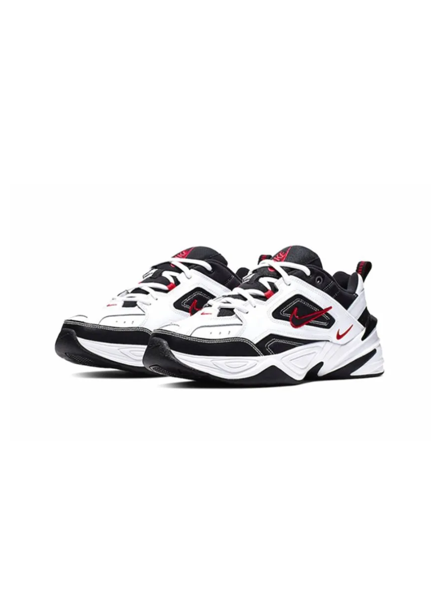 Картинка Кроссовки для бега туризма Nike M2K Tekno White Black Red