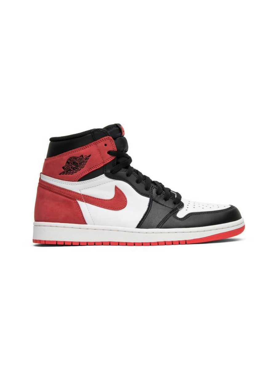 Картинка Кроссовки высокие баскетбольные Nike Air Jordan 1 Retro High Track Red