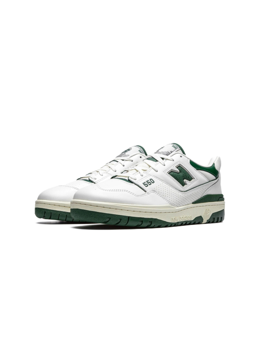 Картинка Кроссовки теннисные Aime Leon Dore x New Balance 550 White Green