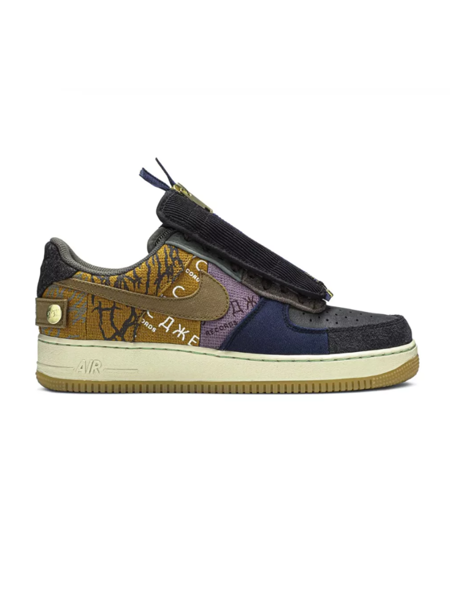 Картинка Кроссовки осенние Travis Scott x Nike Air Force 1 Low Cactus Jack