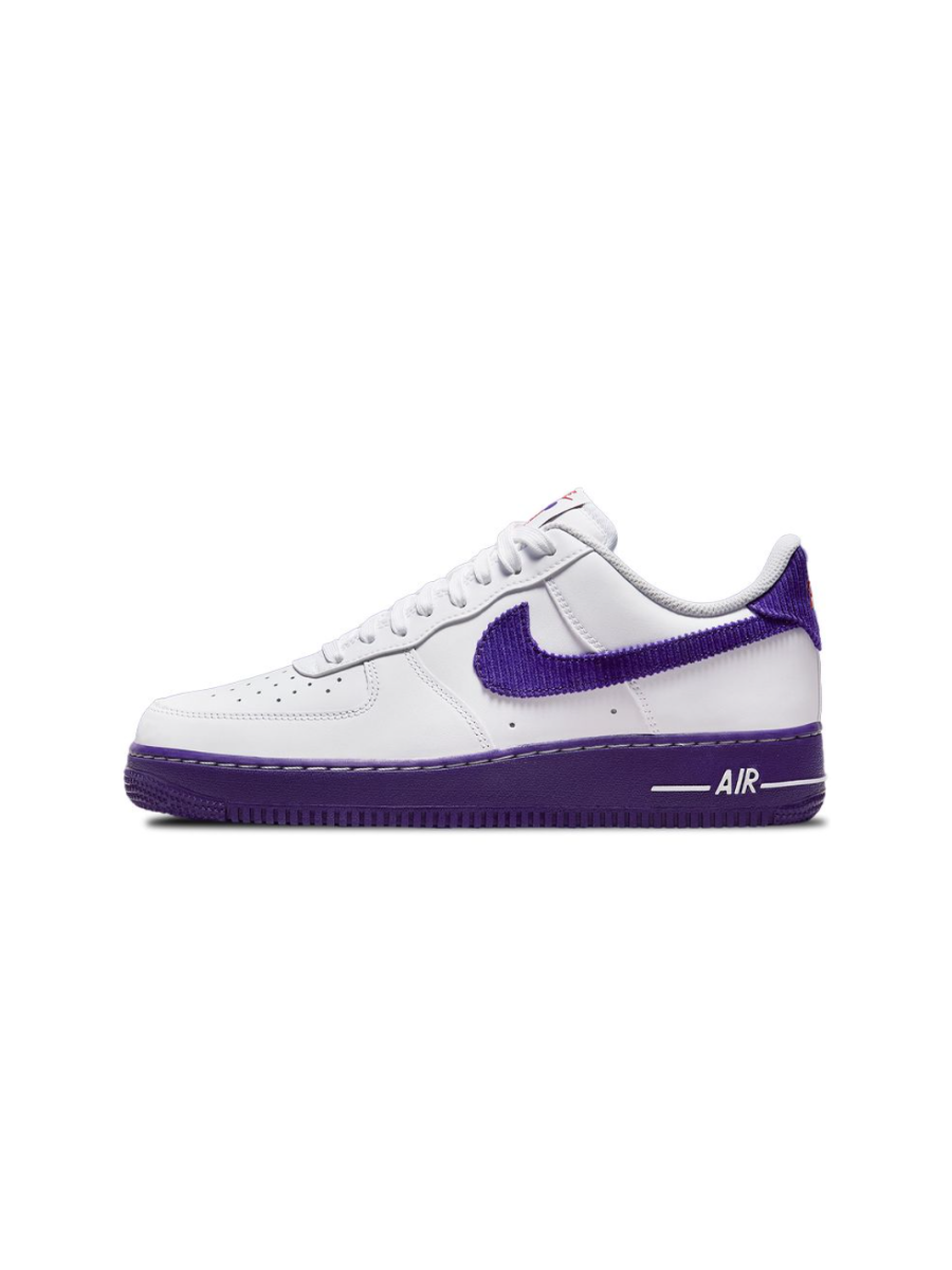 Картинка Кроссовки Nike Air Force 1 07 LV8 EMB White Court Purple