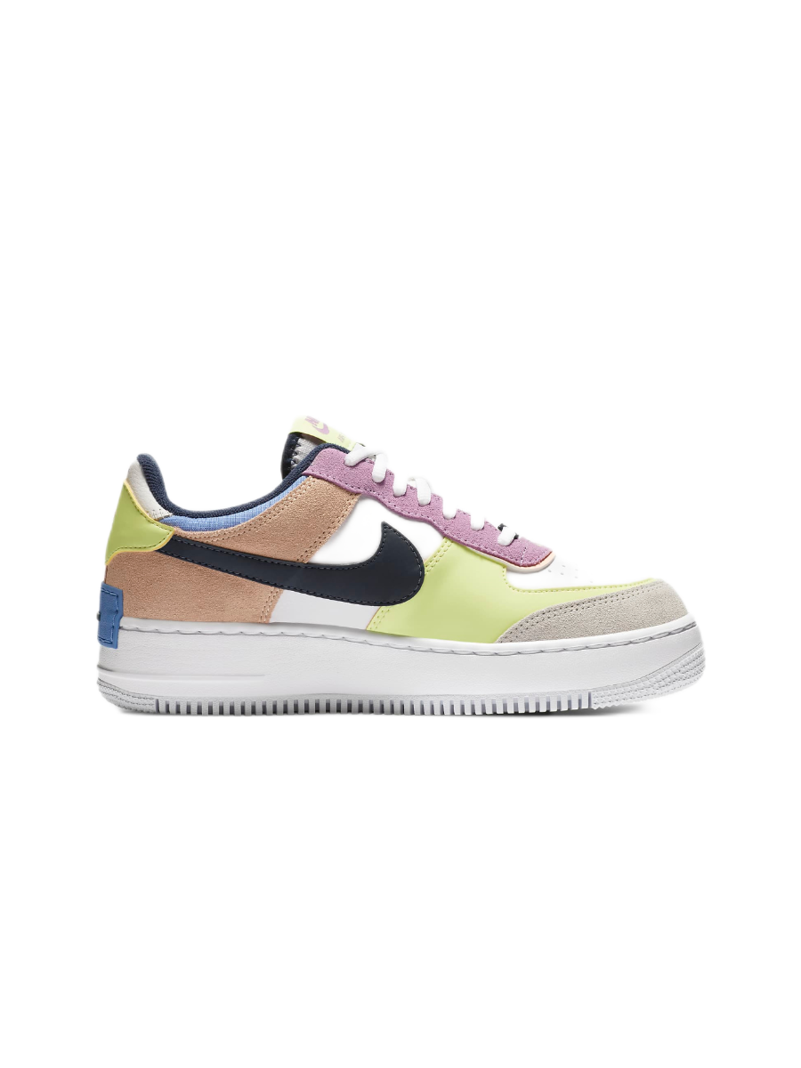 Картинка Кроссовки разноцветные Nike Air Force 1 Low Shadow Photon Dust Crimson Tint