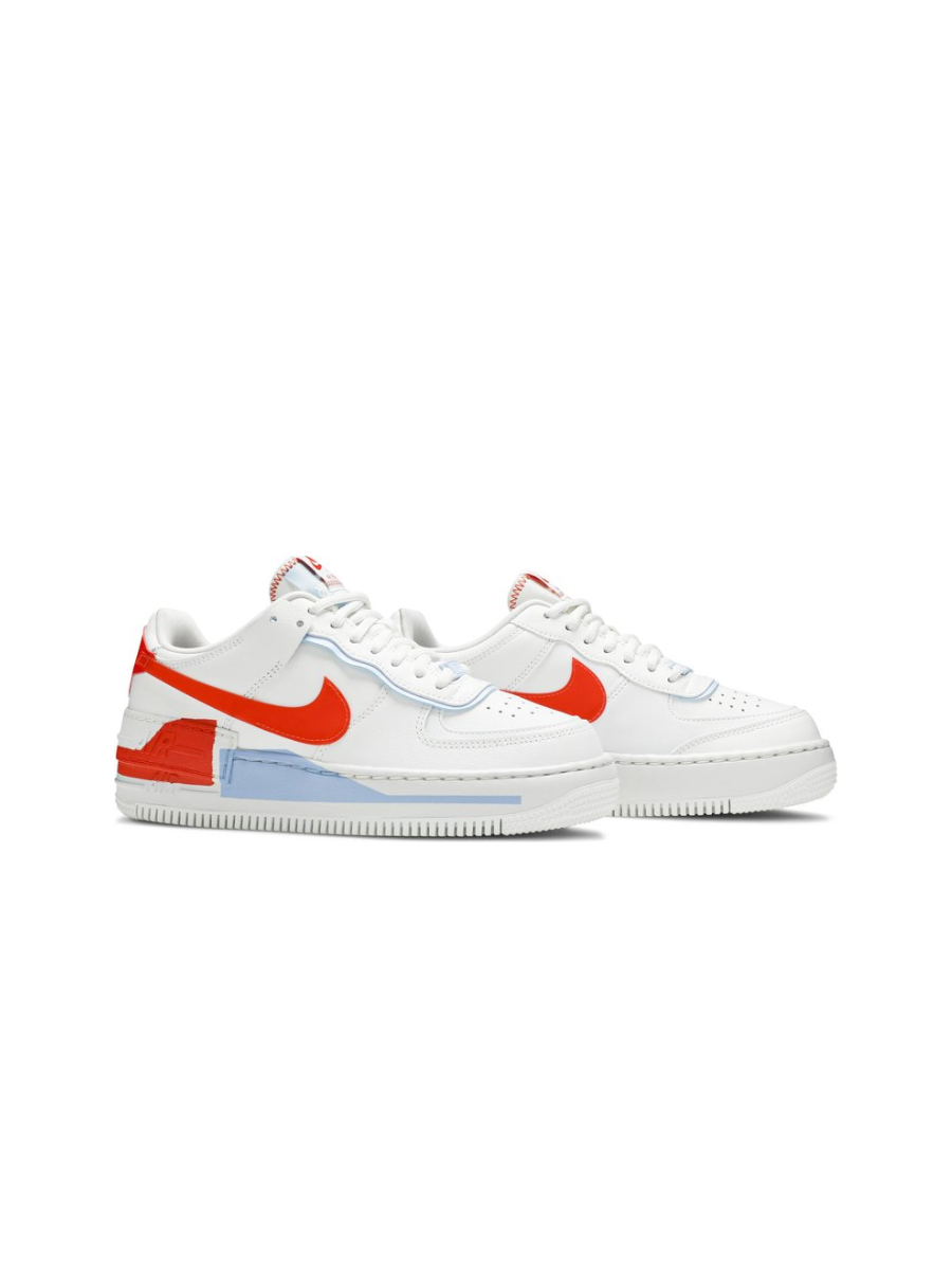 Картинка Кроссовки Nike Air Force 1 Low Shadow Summit White Team Orange