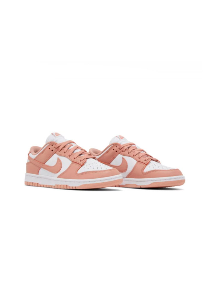 Картинка Кроссовки женские демисезонные Nike Dunk Low Sail Orange Pearl