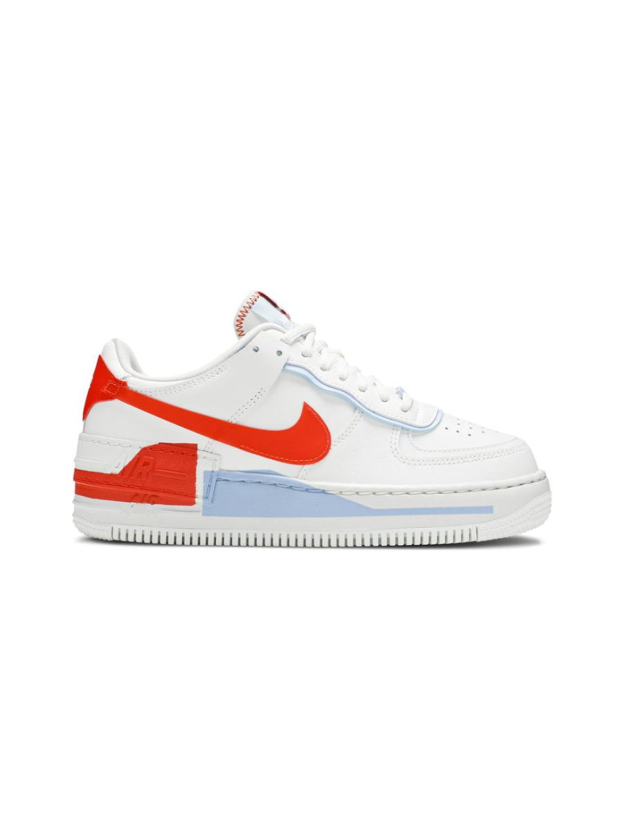 Картинка Кроссовки Nike Air Force 1 Low Shadow Summit White Team Orange