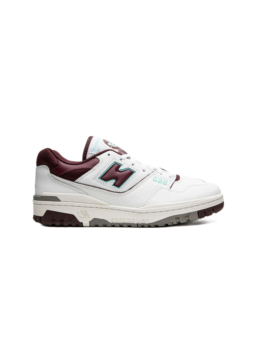 Картинка Кроссовки мужские для тенниса New Balance 550 Burgundy Cyan