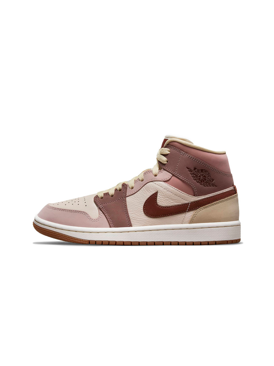 Картинка Кроссовки Nike Air Jordan 1 Mid SE Dark Pony Smoky Mauve