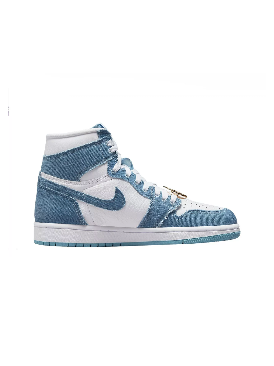 Картинка Кроссовки высокие баскетбольные Nike Air Jordan 1 High Denim