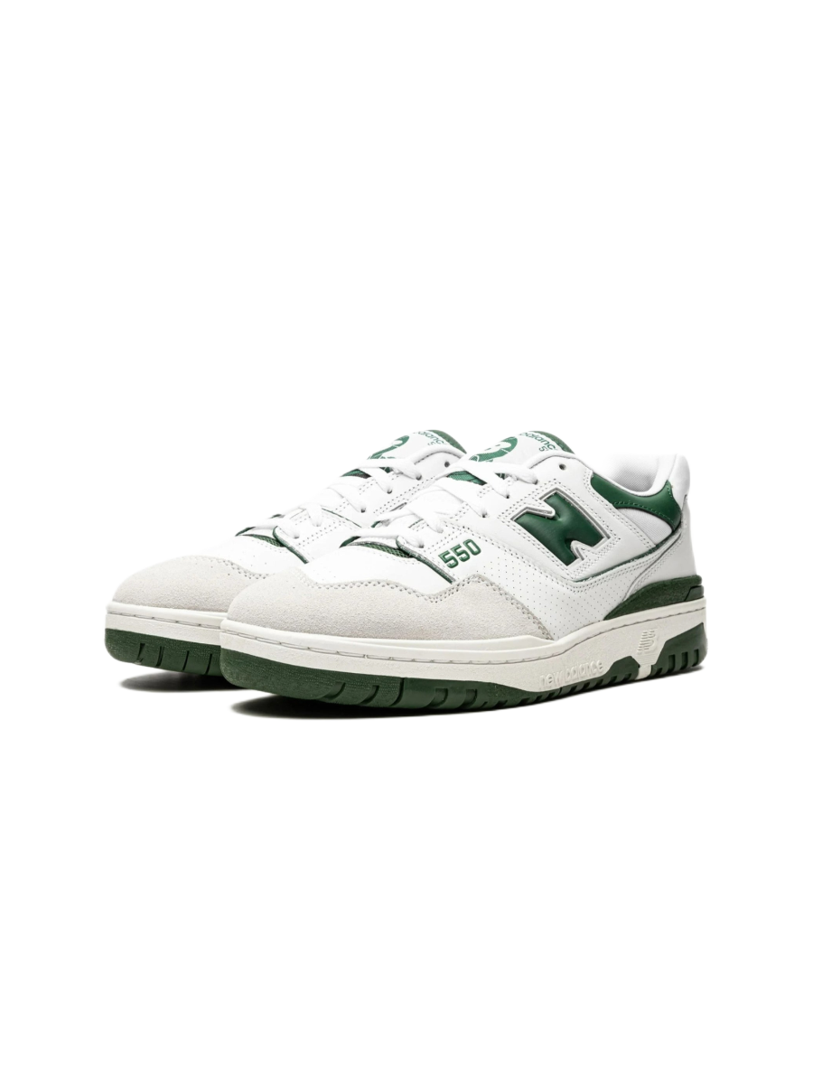 Картинка Кроссовки для повседневной носки New Balance 550 White Green