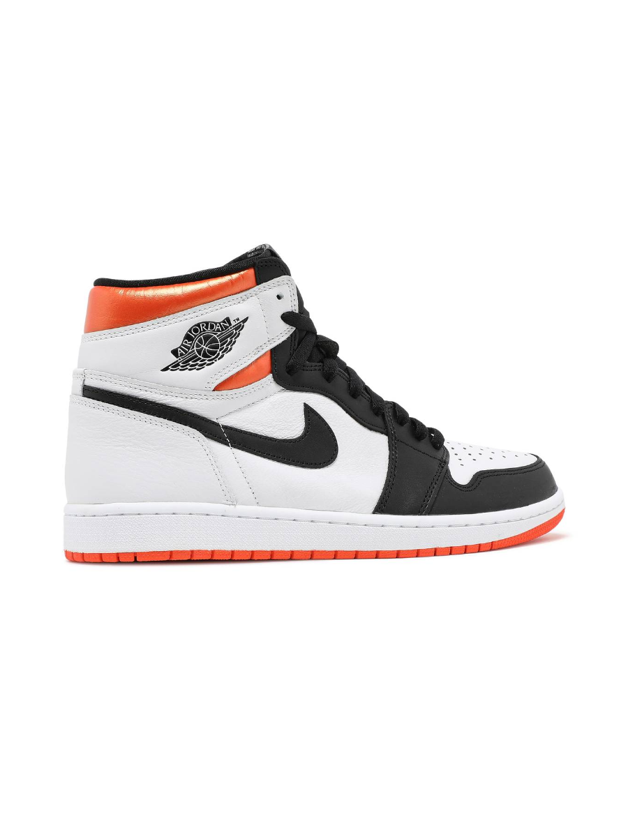 Картинка Кроссовки высокие Nike Air Jordan 1 High OG GS Electro Orange